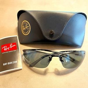 New Ray Ban 3183 Polarized Sunglasses w Case MSRP $195
